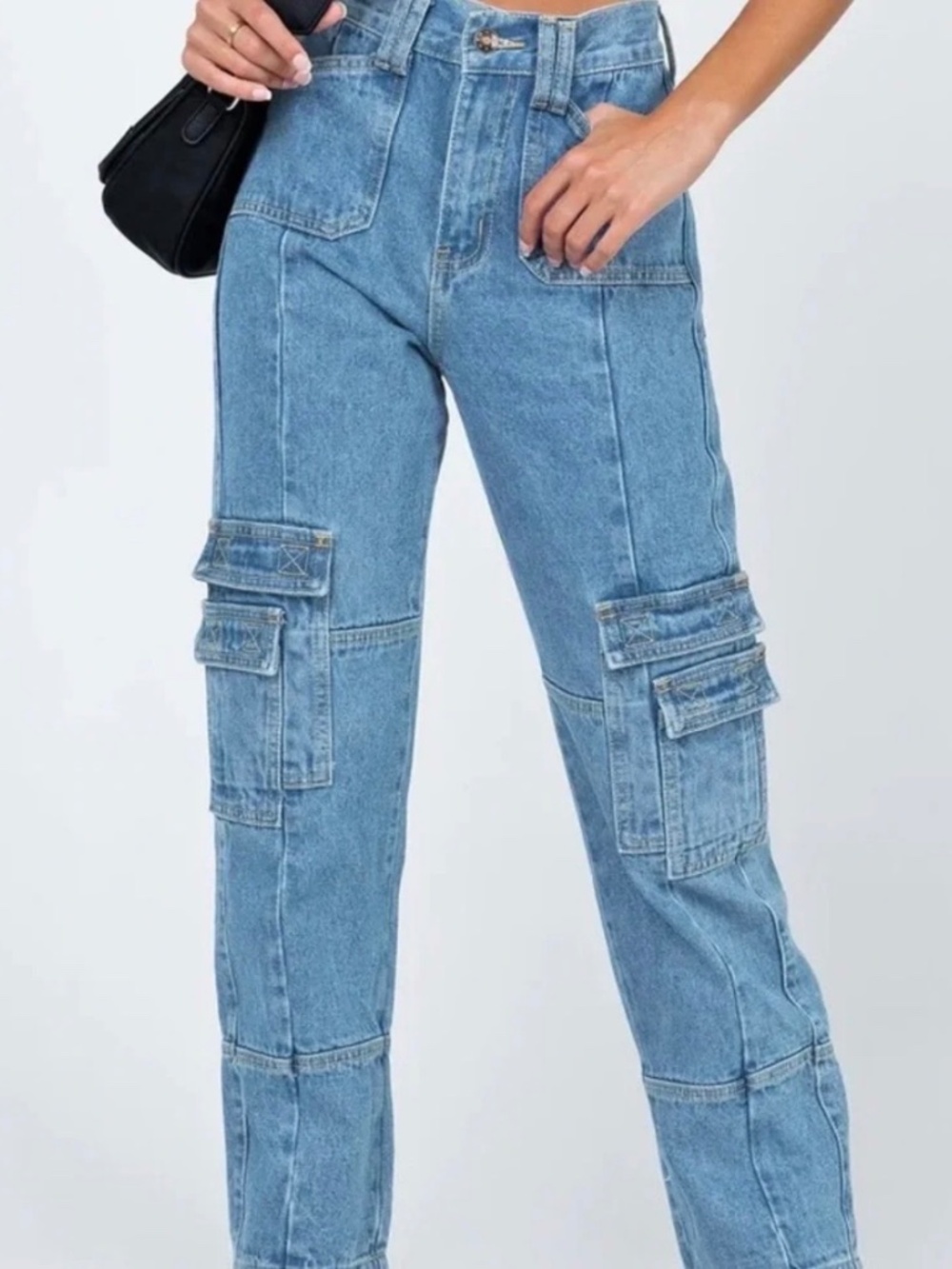 Princess Polly Lioness Stacy Jeans (Black)